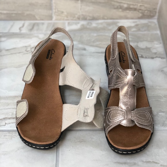 Clarks metallic sandals. - Picture 7 of 7